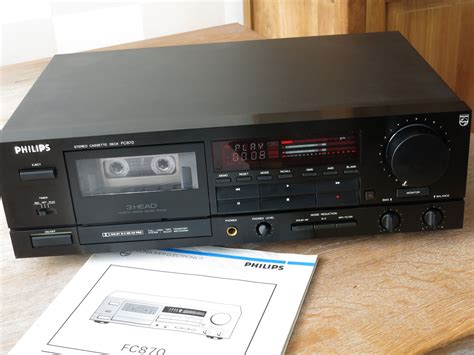 3 head cassette player